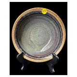 ARTIST SIGNED 2004 STUDIO ART POTTERY BOWL