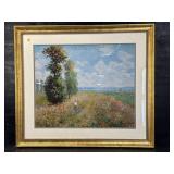 CLAUDE MONET MEADOW OF POPPIES