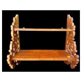 CHERRY HANGING WALL SHELF