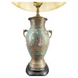 LARGE CLOISONNE LAMP