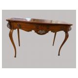 MAHOGANY EDWARDIAN 2 DRAWER DESK