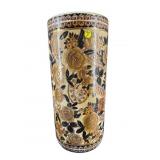 LARGE ORIENTAL GOLD FLORAL MORIAGE PORCELAIN