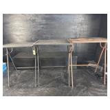METAL NESTING TABLE STANDS