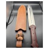 LARGE WOOD GRAIN DAGGER