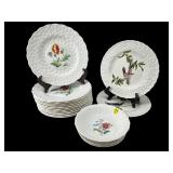 SET OF 18 MIXED MAKER PORCELAIN PLATES