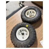 2 DOLLY WHEELS
