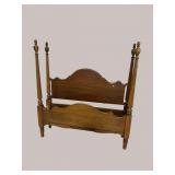 MAHOGANY FULL SIZE POSTER BED