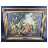 N LANCRET PRINT ON BOARD