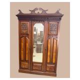 19th CENTURY 3 DOOR WARDROBE