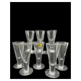 LOT OF 8 COLONIAL WILLIAMSBURG CLEAR BY JUDEL