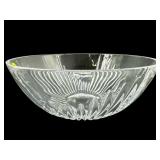 LARGE HEAVY CRYSTAL SERVING BOWL
