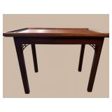 MAHOGANY CHIPPENDALE END TABLE