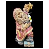 SMALL CAST IRON SANTA CLAUS DOOR STOP
