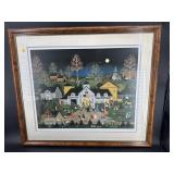 SIGNED WOOSTER SCOTT SWING YOUR PARTNER LITHOGRAPH