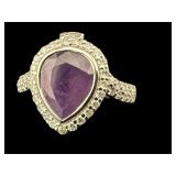 PLATINUM RARE NATURAL UNHEATED KASHMIR SAPPHIRE &