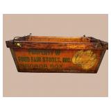 ANTIQUE WOODEN BANANA BOX