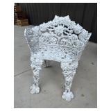 CAST ALUMINUM GRAPE AND LEAF OUTDOOR CHAIR