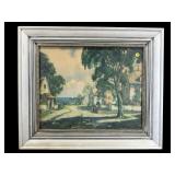 COASTAL COTTAGE SCENE PRINT