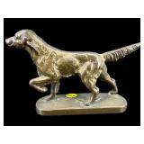 SMALL BRONZE POINTER DOG DOOR STOP