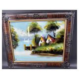 WATER LANDSCAPE REVERSE PAINTING