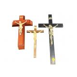 3 PC LOT JESUS CRUCIFICTION WALL HANGERS