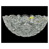 ANTIQUE ABP CUT CRYSTAL BOWL