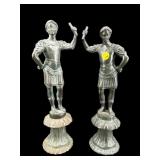 2 MAITLAND SMITH BRONZE ROMAN STATUES