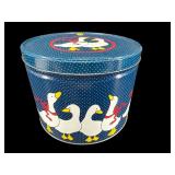 LARGE COTTAGE CORE DUCK COOKIE TIN