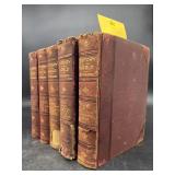 5 VOLUMES HISTORY OF THE WORLD BY RIDPATH BOOKS