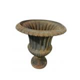 ANTIQUE CAST IRON URN