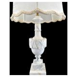EXTRA LARGE MARBLE ORNATE LAMP