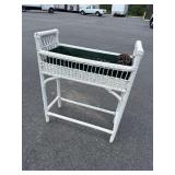 ANTIQUE WICKER PLANTER