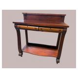 MAHOGANY EMPIRE TALL SERVER