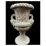 LARGE RESIN CARVED VERSAILLES STYLE URN