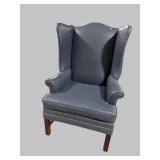 LEATHER WINGBACK CHAIR