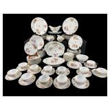 91PCS PAUL MULLER BAVARIA FLORAL CHINA