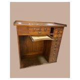 OAK WATCHMAKERS DESK