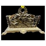 BRADLEY & HUBBARD SOLID BRASS LETTER HOLDER