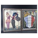 PR OF DECORATIVE FRENCH PHOTOGRAPHS IN FRAMES