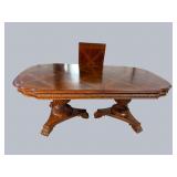 UNIVERSAL FURNITURE CHERRY HEAVY CARVED DINING