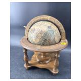 DECORATIVE WOODEN TABLETOP GLOBE