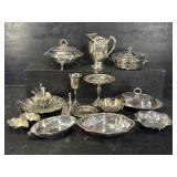 LARGE LOT OF SILVERPLATE