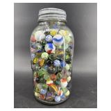 LARGE MASON JAR OF SHOOTER AND REGULAR SIZED