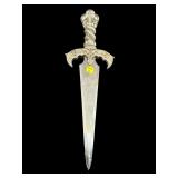 BAT AND SKULL HEAD LARGE DAGGER