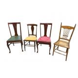 LOT OF 4 CHAIRS