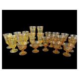 LARGE LOT IMPERIAL AND FOSTORIA YELLOW AMBER