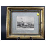 R. Y. S. YACHTS, OFF CALSHOT CASTLE LITHOGRAPH IN