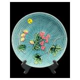 MAJOLICA GRAPE AND LEAF PLATE