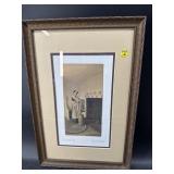 CHURNING DAY INTERIOR PRINT BY FRED THOMPSON