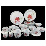 24 PIECES BLOCK SPAL POINSETTIA PORTUGAL CHINA